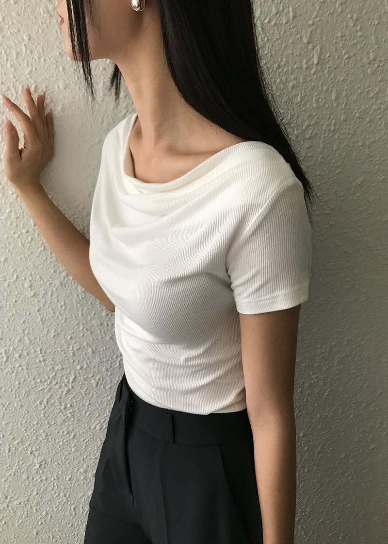 [여름] 로샤 드레이프 반팔 티셔츠