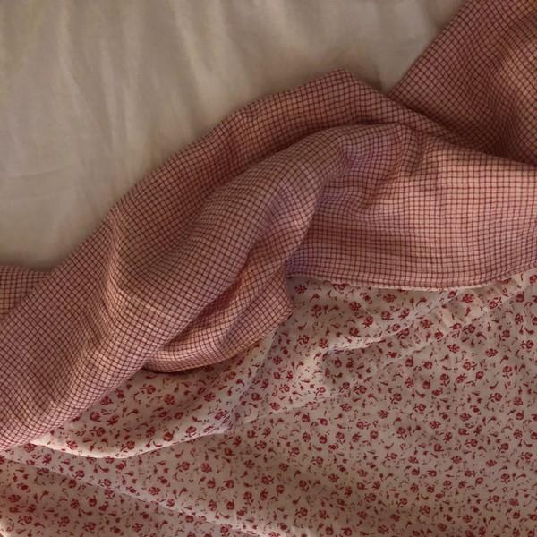 장미 낮잠 이불