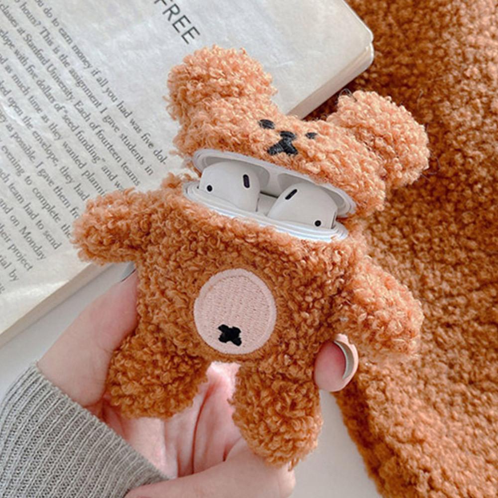 솜솜 곰돌이 인형 에어팟케이스 (1/2세대,프로)