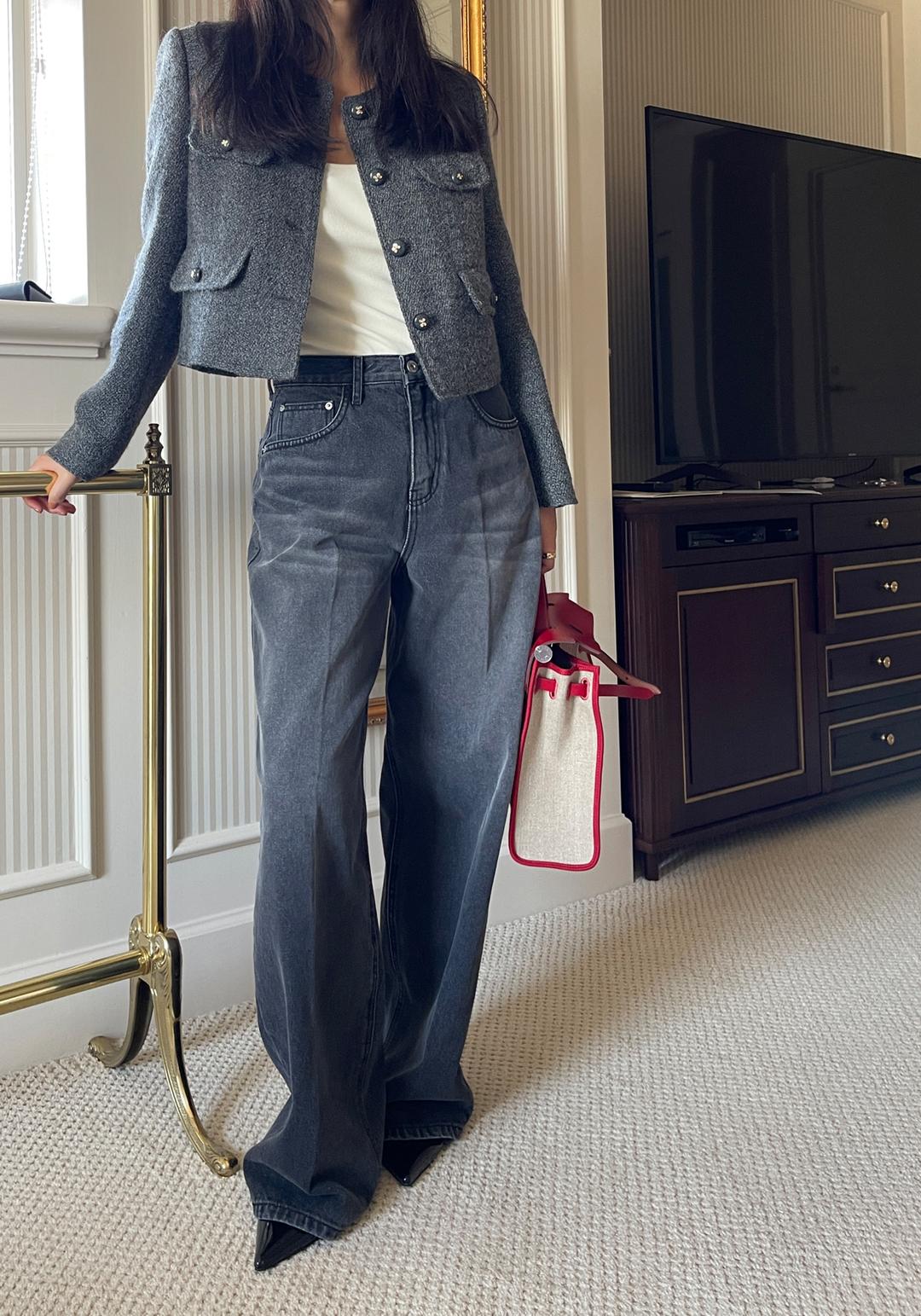 352 링사 와이드레그 데님