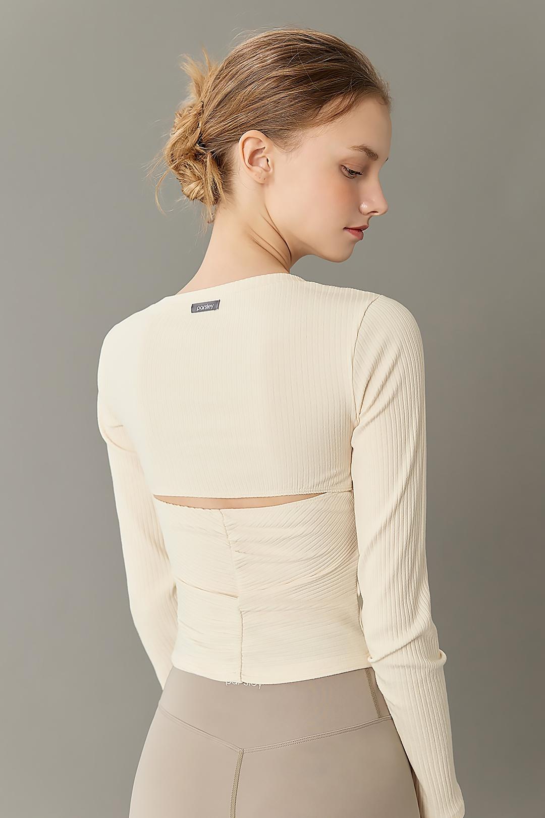 노라 크롭탑 아이보리 Ivory