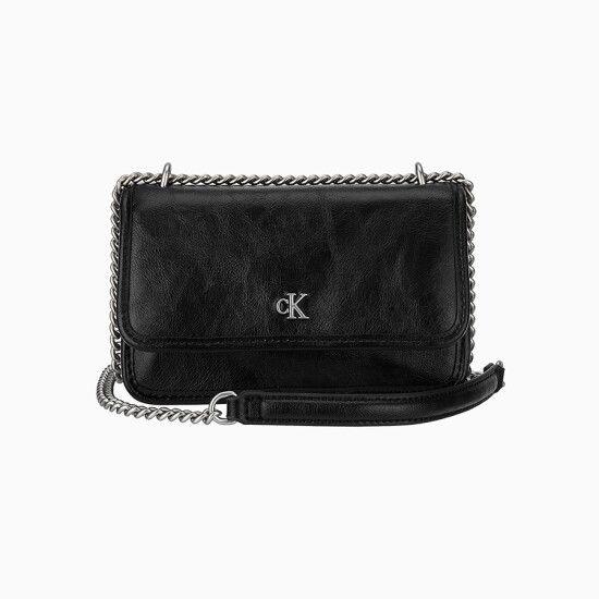 여성 CKJ 유틸리티 메탈 로고 E/W 플랩 미니 백 4K3085G-UB1