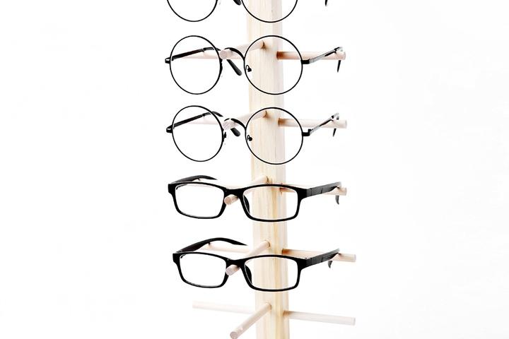 원목 6단 안경거치대 선글라스걸이