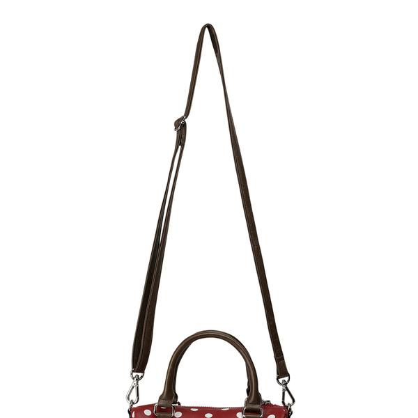 TMV X DEINET DOT BOSTON BAG (WINE)