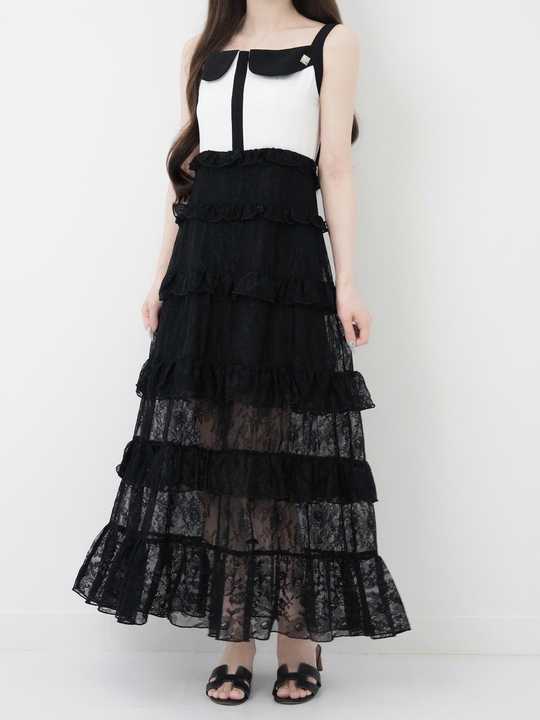 Lumignon original ♥ Bijou collar lace tiered dress | Lumignon