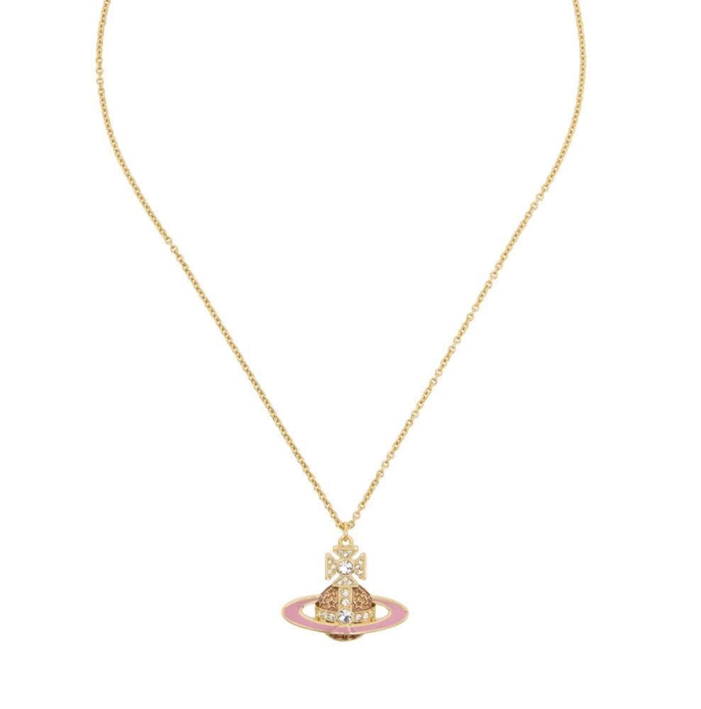 비비안웨스트우드 Roxanne 펜던트 목걸이 Pink