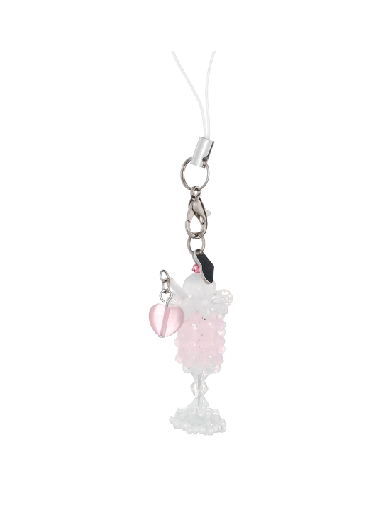 Pink Soda Beads Phone String