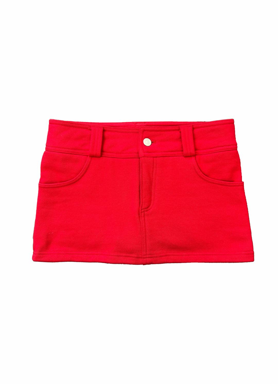 micro hipbone skirt pants (3colors)
