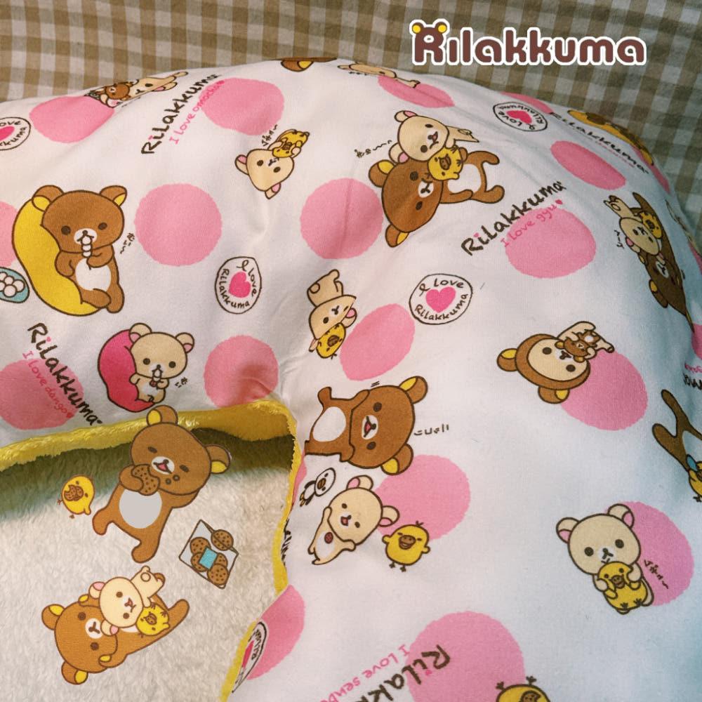 [San-x] 2013's 리락쿠마 아이러브규 도트 일러스트 목베개