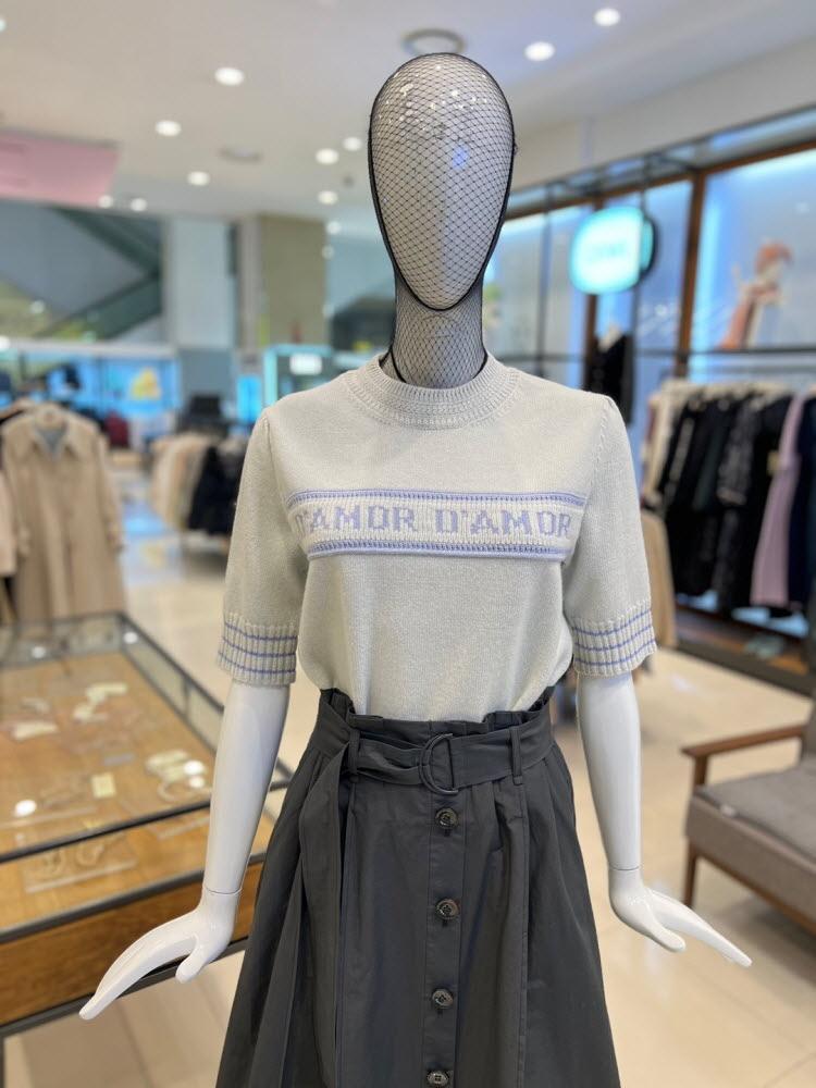 [듀엘] 레터링 캐시미어 니트 L231KSK002