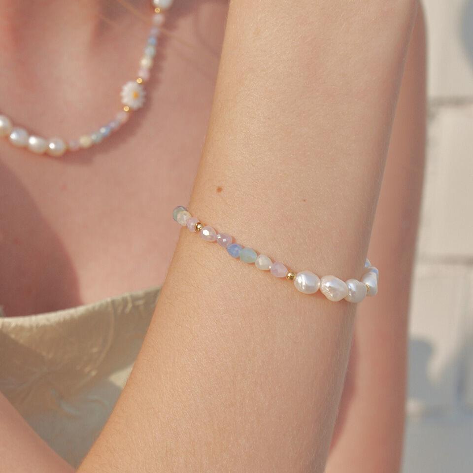 [에스파 카리나 착용] pastel moment daisy bracelet