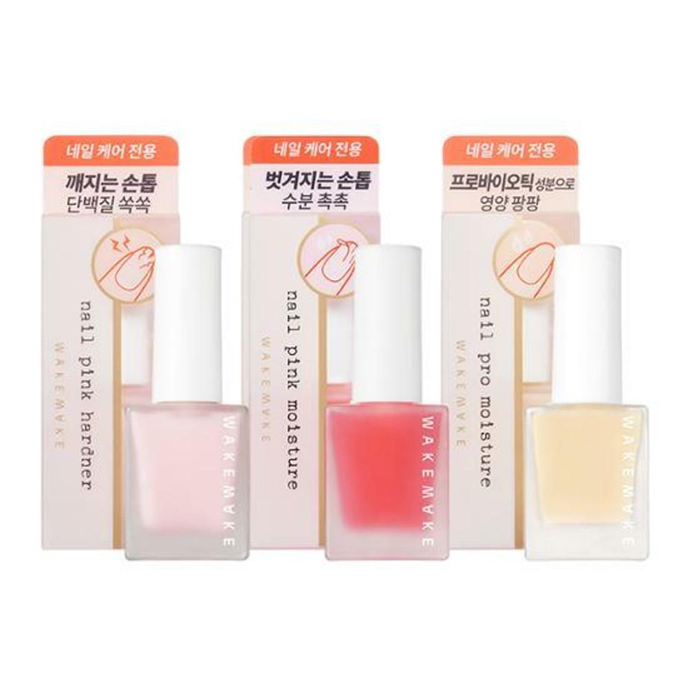 웨이크메이크 네일건 케어 핑크영양제 수분보호막 손톱벗겨짐 방지 8ml