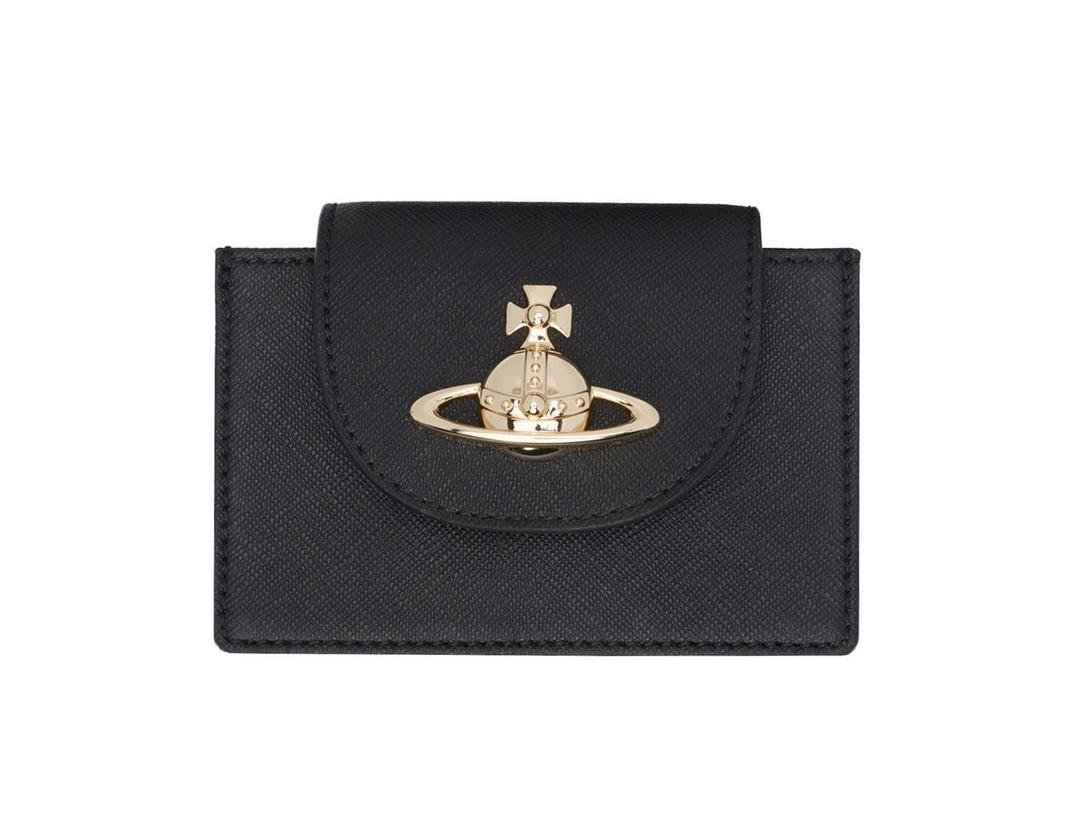 비비안 웨스트우드 사피아노 플랩 아코디언 카드 지갑 5112001HU S000B