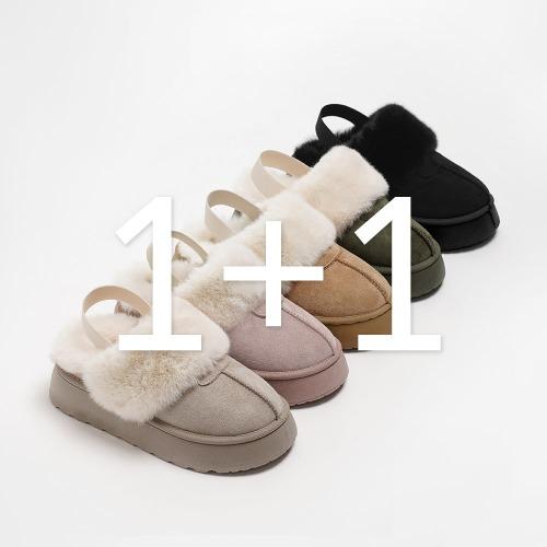 [1+1]포븐 퍼안감 밴딩 어그 슬리퍼