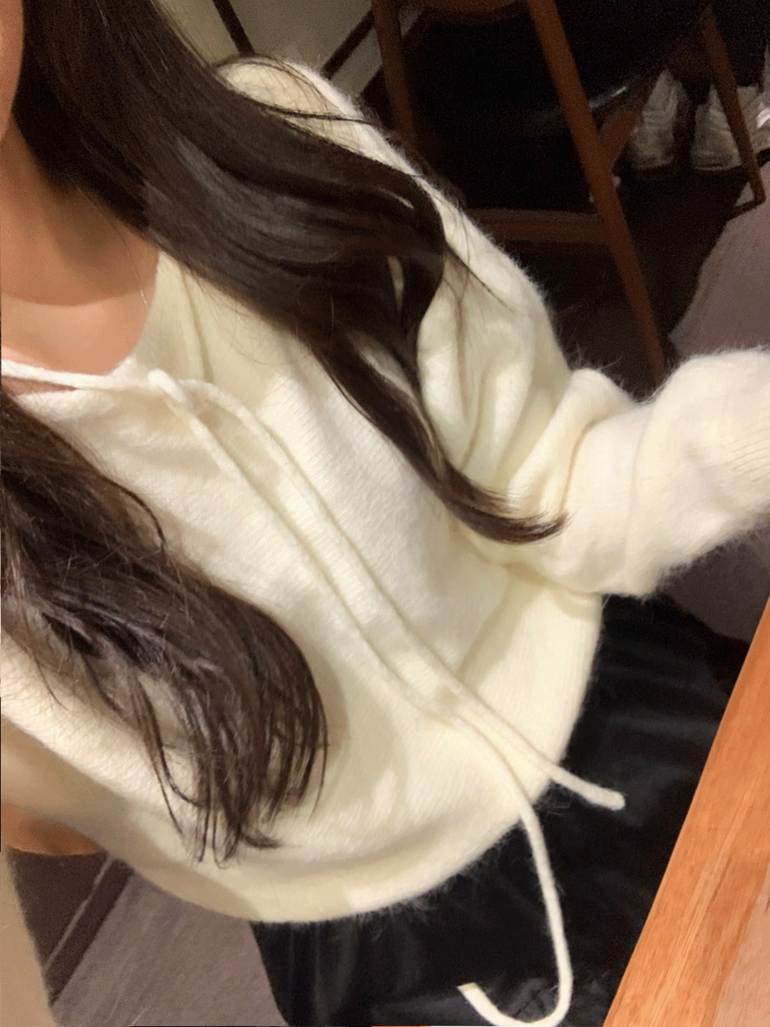 [주문폭주] 이즈 앙고라 타이 니트 (3color)