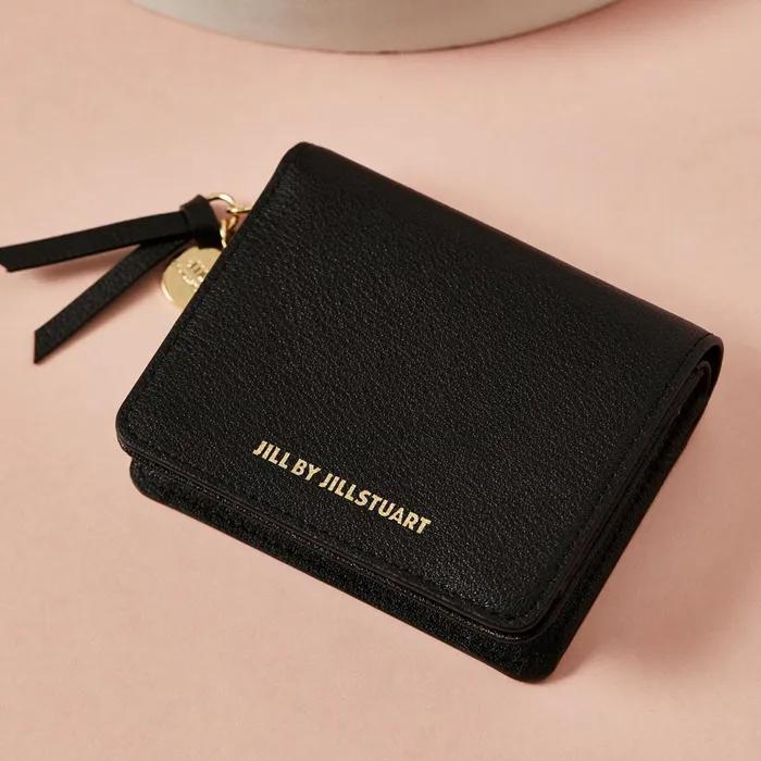 [BONNIE] 소가죽 로고 프린트 반지갑 4 COLORS (JLWA5E600BK)