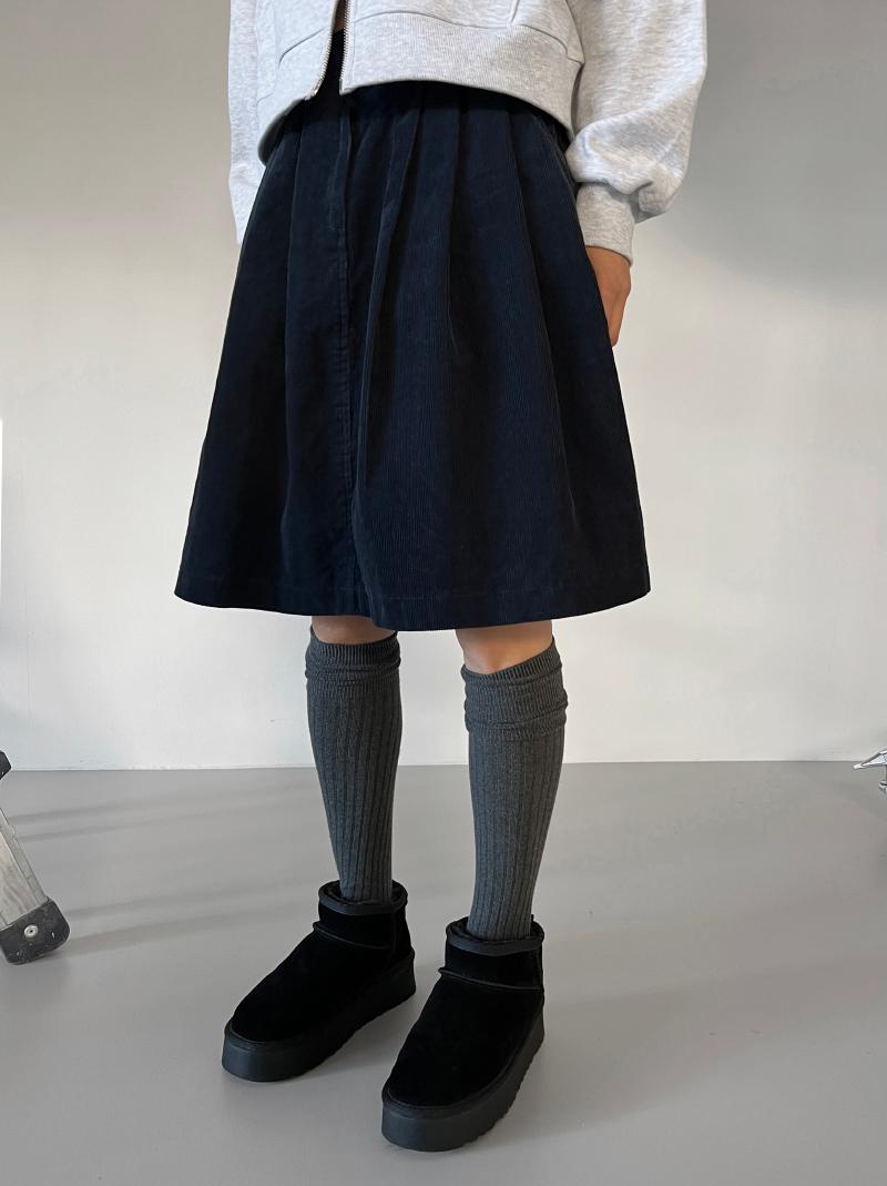 COCO CORDUROY MIDI SK (3color!)