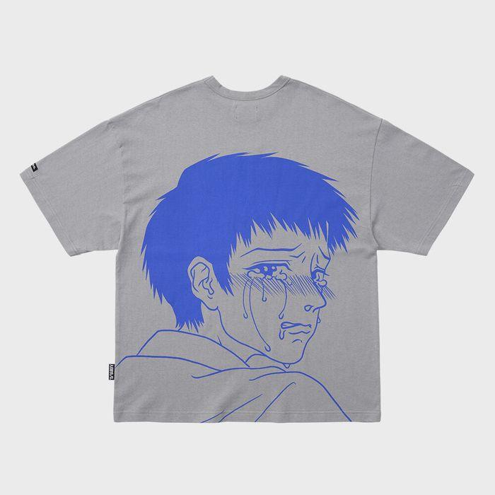 Crying Boy T-Shirt [Grey]