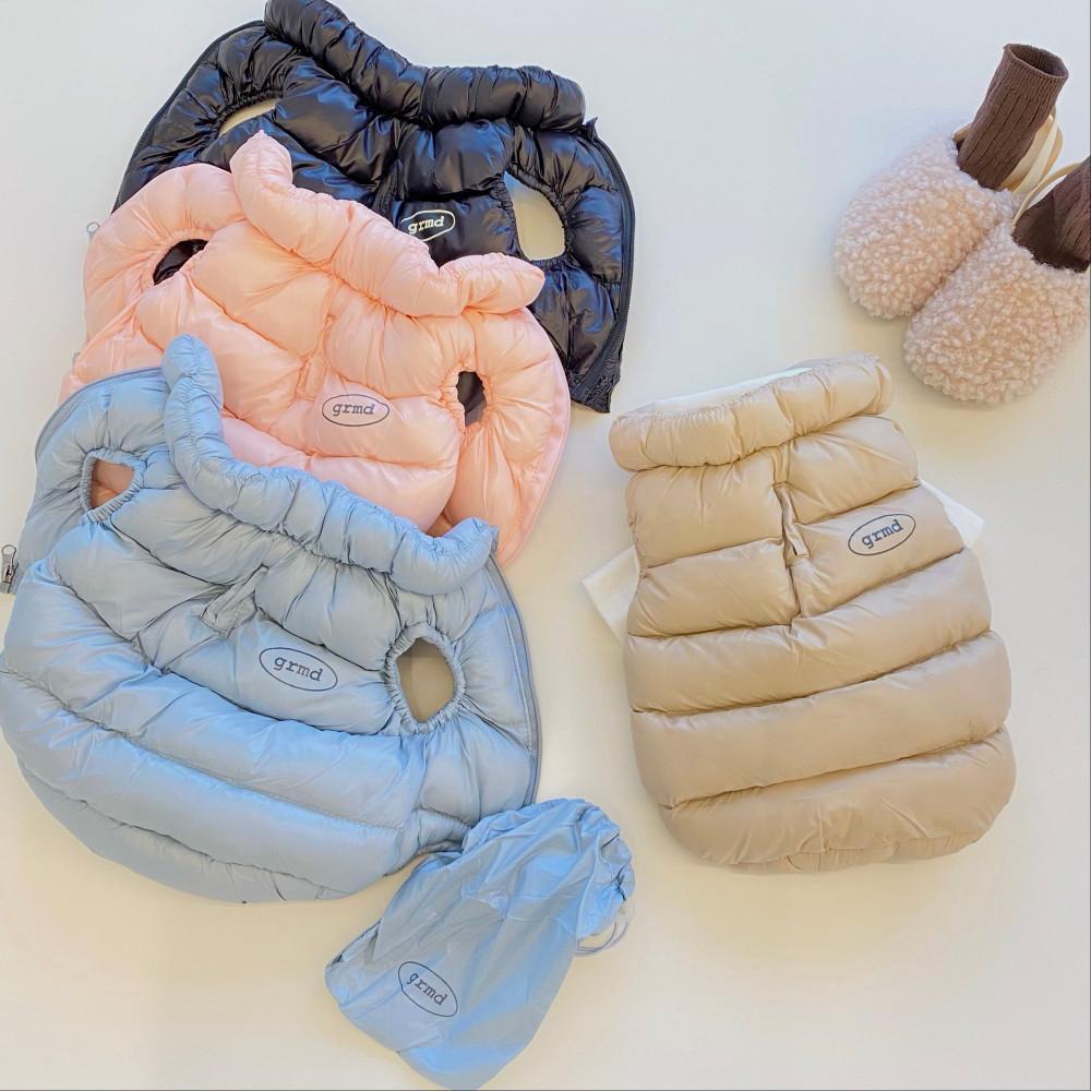 [파우치 선물] 말랑 패딩 조끼 XL 강아지 패딩 강아지 겨울옷