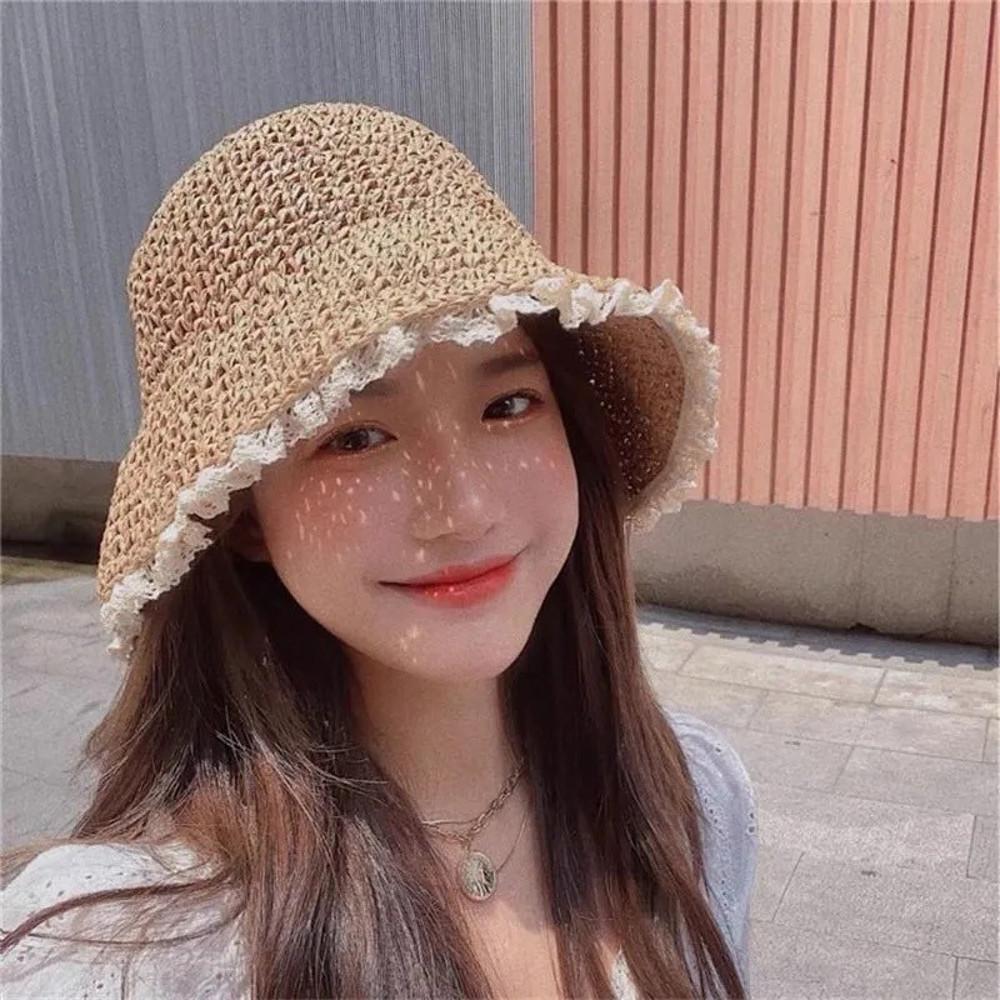 휴양지모자 밀짚모자 챙넓은 라피아햇