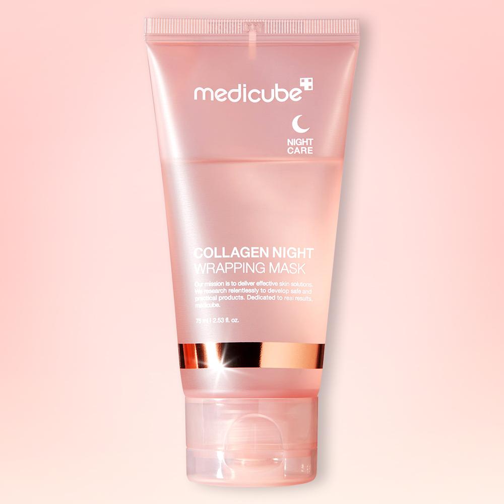 메디큐브 콜라겐 나이트 랩핑 마스크+젤리브러쉬 [초대용량]