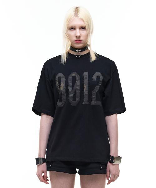 Op. 07 CAMO PATCHED T-SHIRTS BLACK