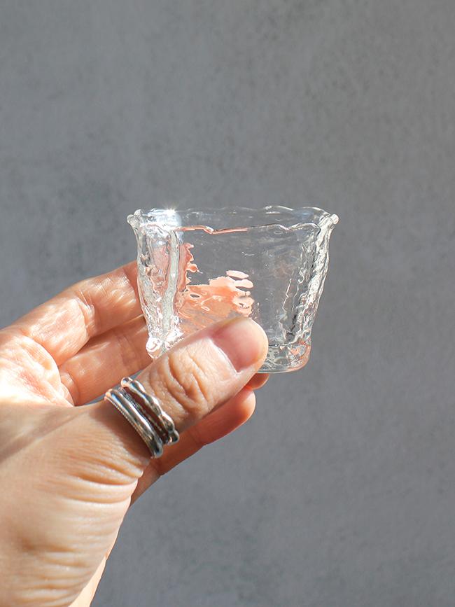 square texture mini cup