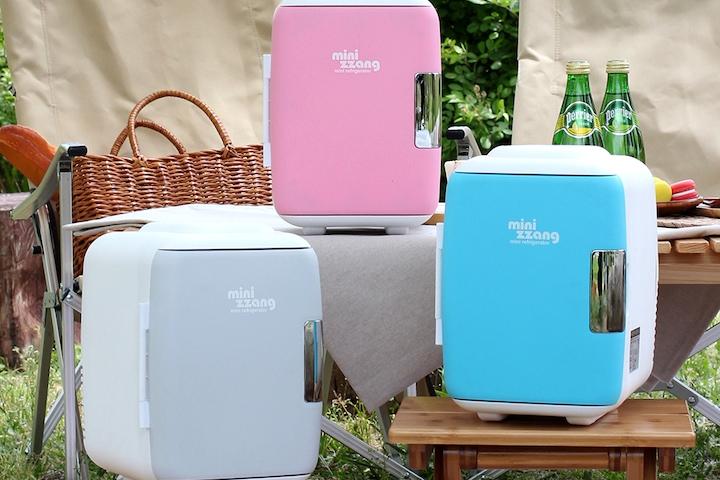미니냉장고 소형 화장품냉장고 원룸 사무실 음료수 차량용 냉온장고 mz-04