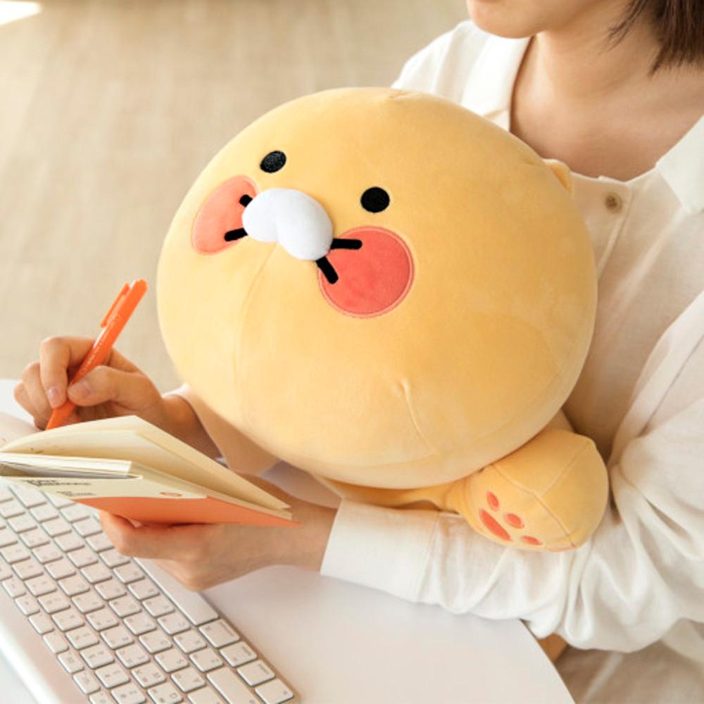 카카오프렌즈 춘식이 미니 바디필로우 꿀잠용 인형 배쿠션 롱쿠션 베게 등받이