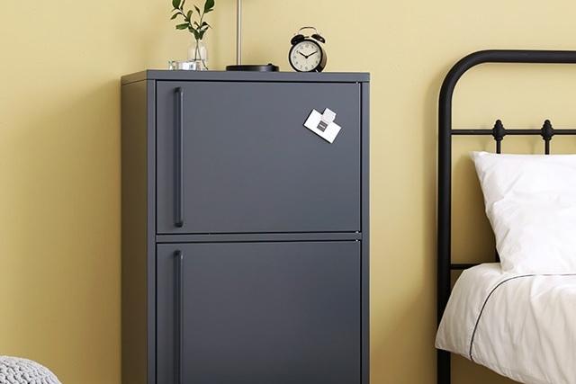 PIDOR 캐비넷 모던세로 2문 수납장 6001015