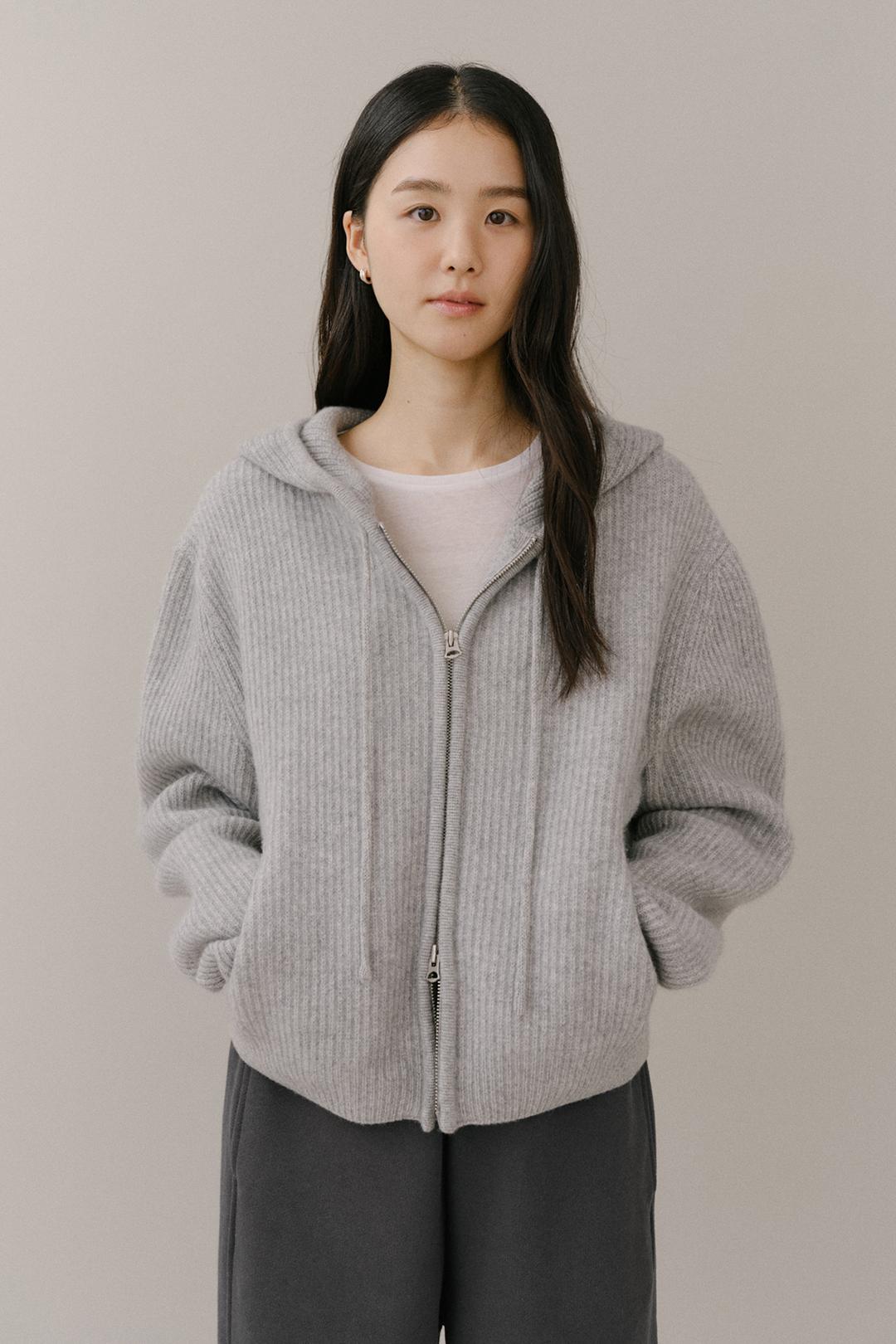 Barret Hoodie_Melange Gray