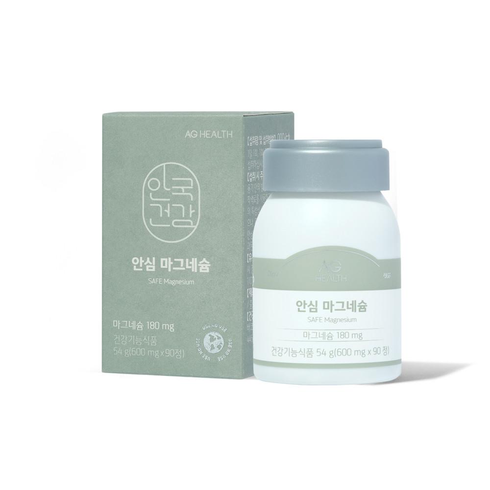 안국건강 안심 마그네슘 90정 1박스, 1개월분