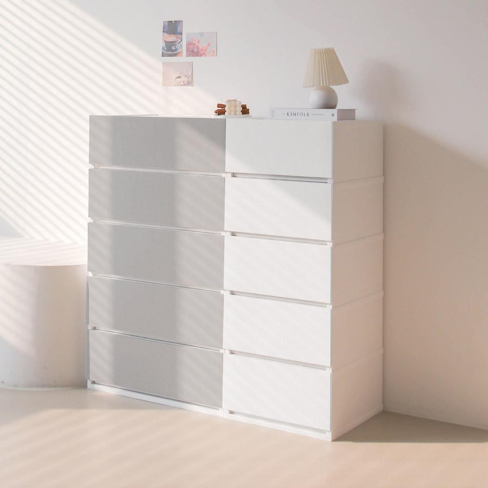 얼라이브즈 모노 플라스틱 서랍장 3단 4단 5단 와이드 서랍장