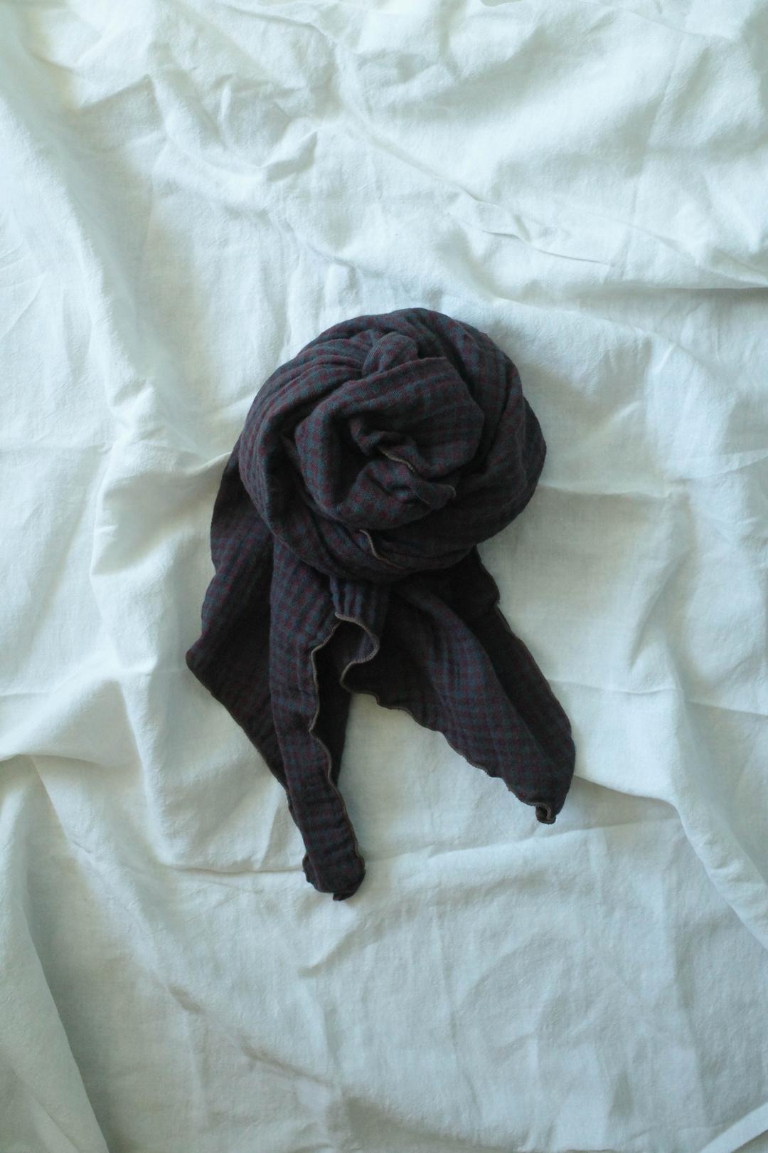 Long scarf (Burgundy / Green)