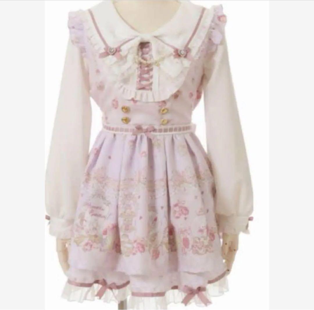 【매진품 신품】리즈리사 Romantic Cosmetics 셋업 긴팔