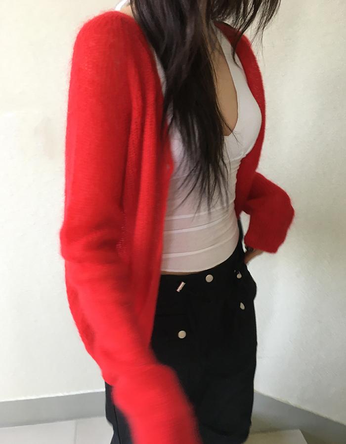 유어즈 Brise Mohair Cardigan 브리즈 모헤어 가디건