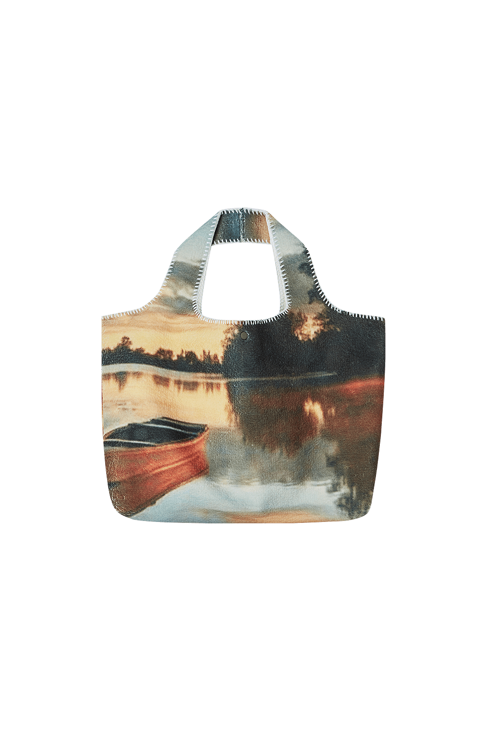 블랭킷 토트백 선셋 모카