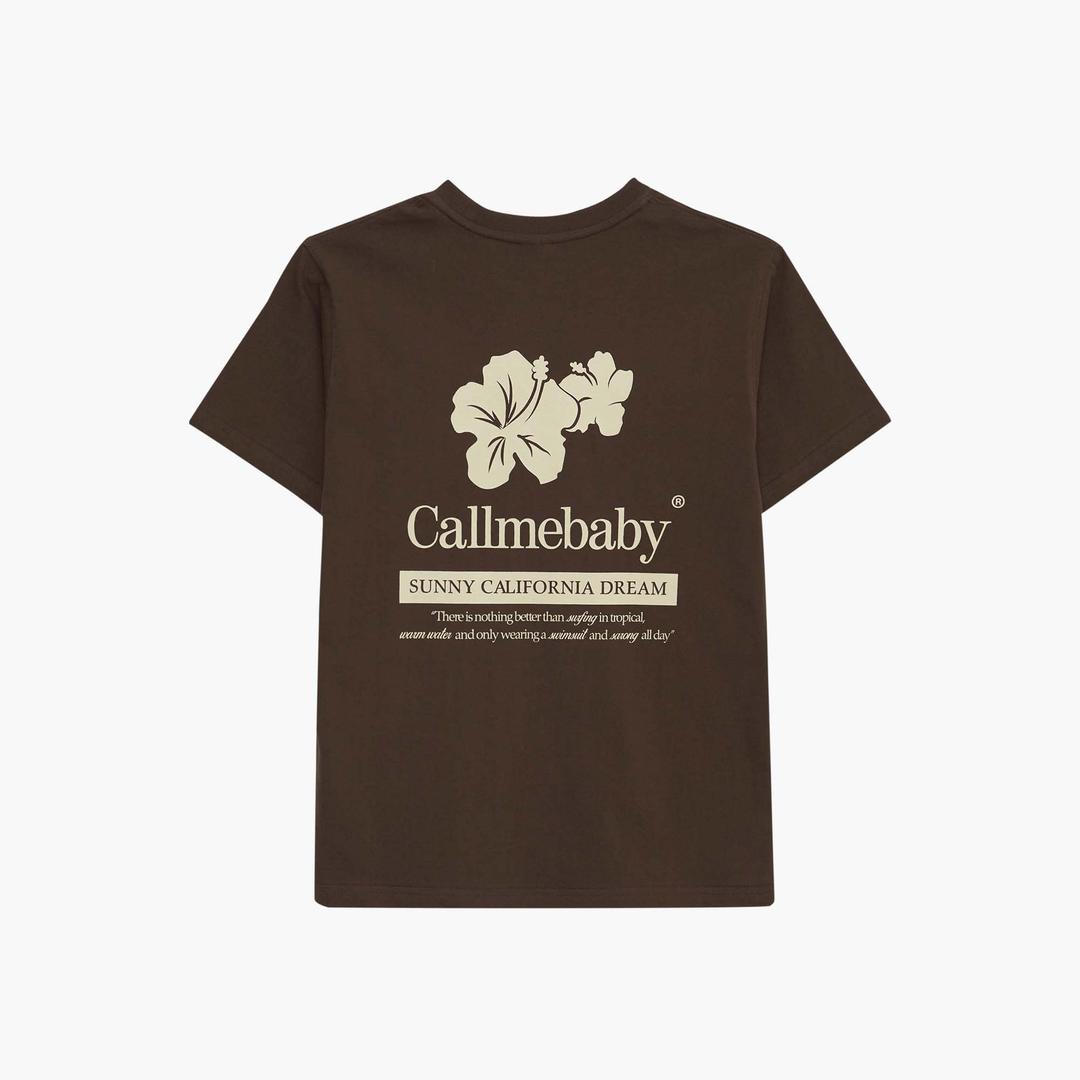 Summer Holiday Logo Tee _ Brown (15% Sale)