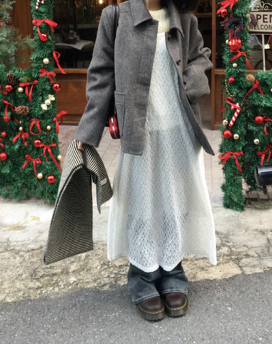 리치 레이스 끈나시 ops (ivory)