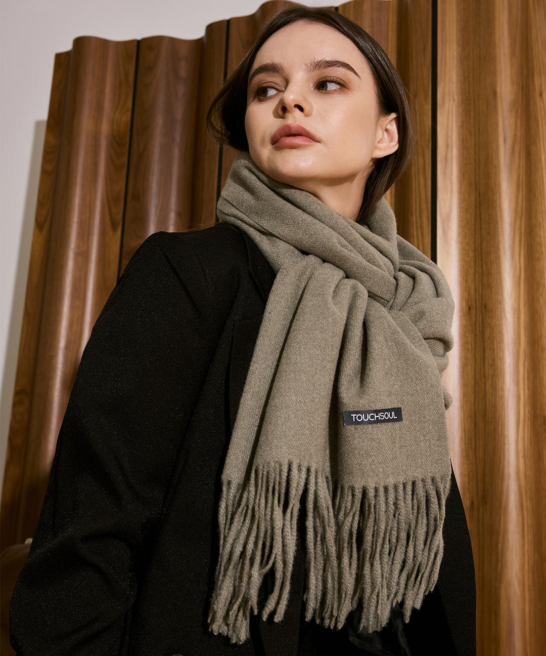 슬림9 [당일출고] 롱 소프트 도톰 해비 울 목도리 머플러