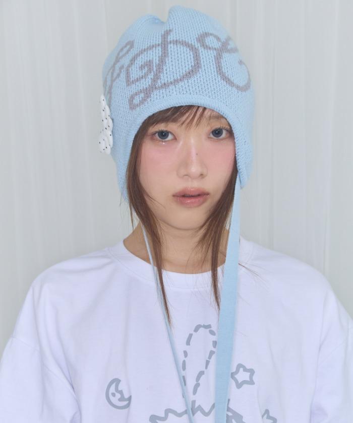 [FANCY X DUSTY] F.D.C EARFLAP BEANIE (SKY BLUE) F25NM1009