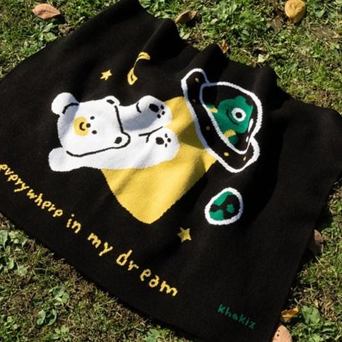 [카키즈] 찰떡곰 꿈나라 무릎 담요