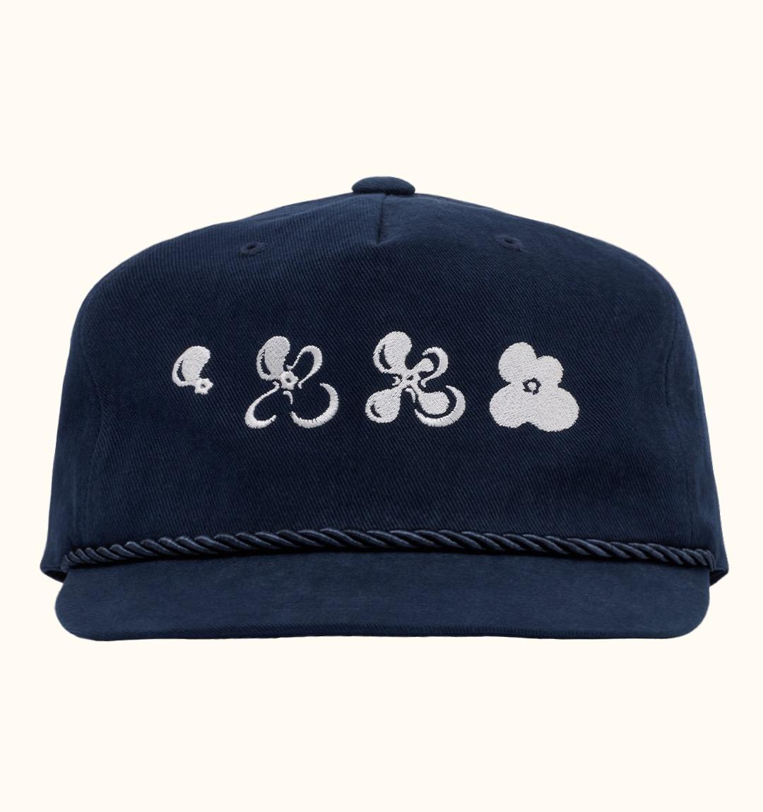 Blossom Journey Rope Cap(NAVY)