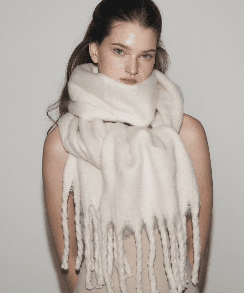 Big White Christmas Muffler