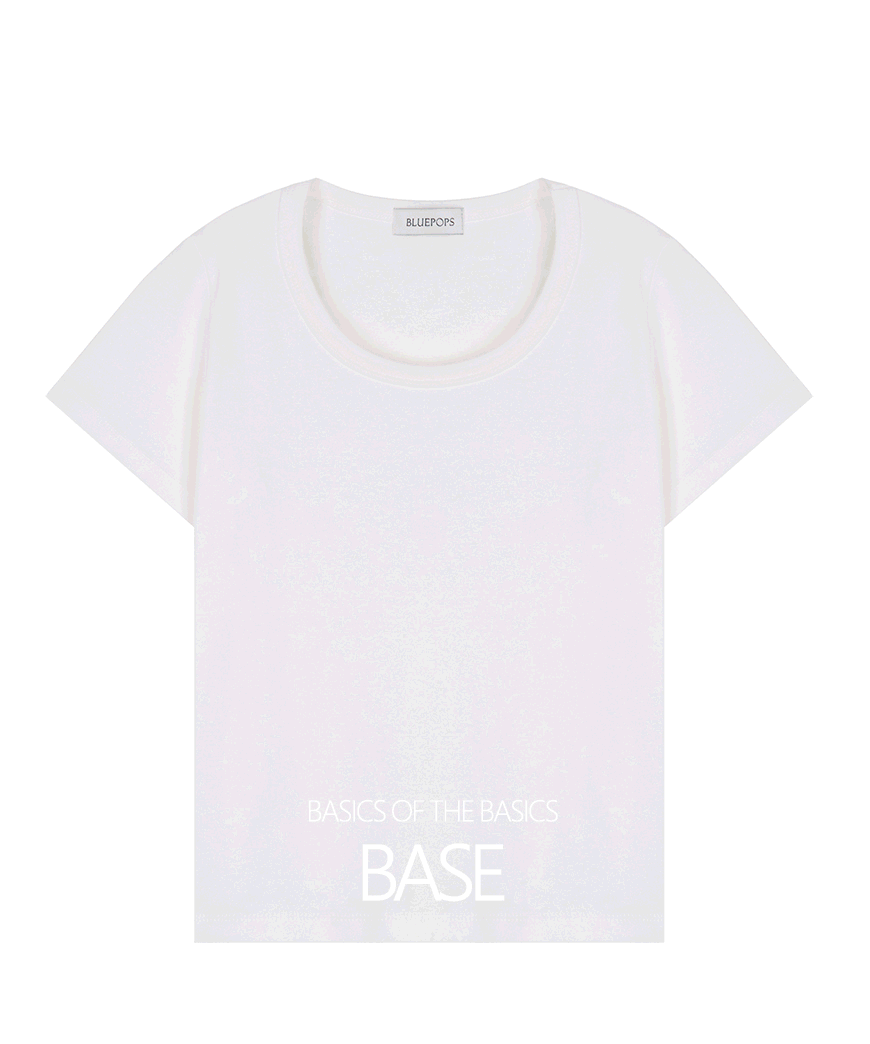베이스 유넥 반팔티 TS9750 ONLY BLUEPOPS