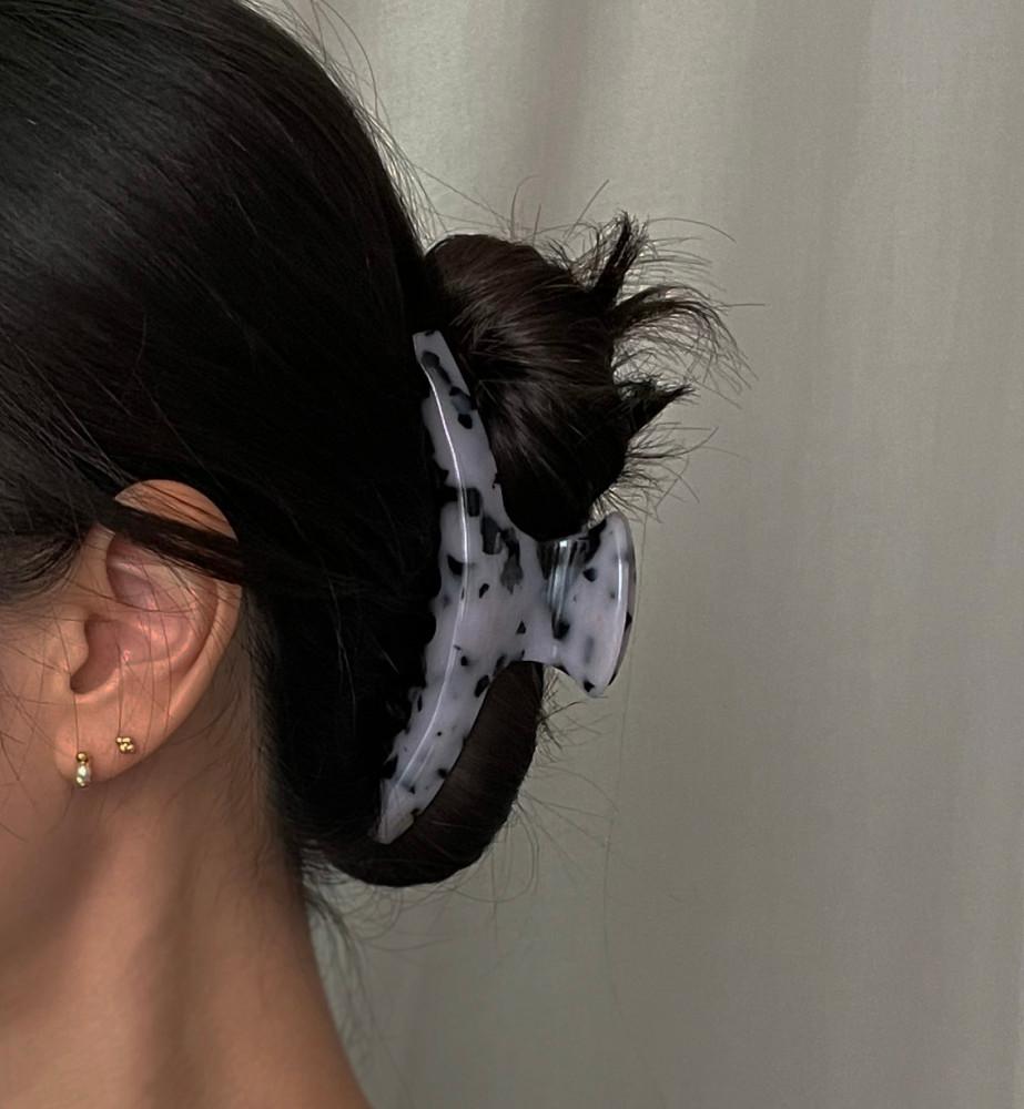 nudea - 누데아 유니크 헤어 바렛 집게핀 올림머리 긴머리용