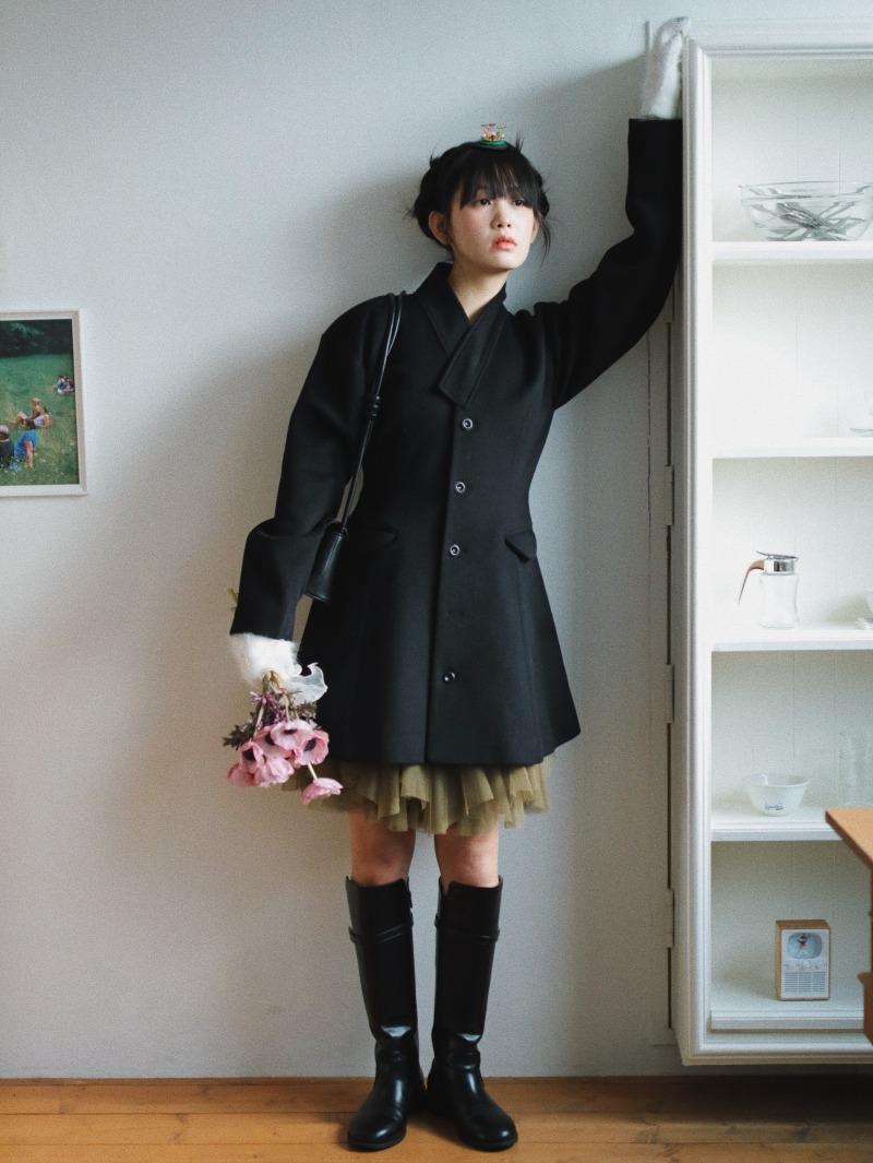 [ 혜 설 ] 울 저고리 코트