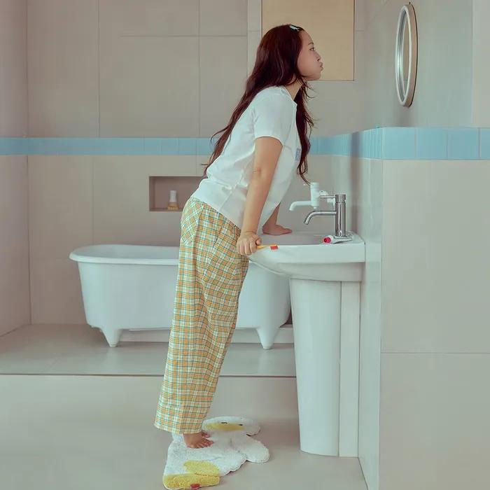 [12/17 2차 예약 출고] [29CM 단독] [찰스엔터 pick] (uni)도미토리 찰스 체크 팬츠+스크런치 SET