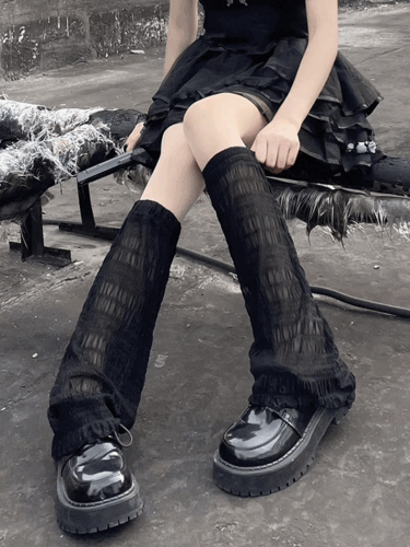 [2color] 메쉬 셔링 여름 레그워머