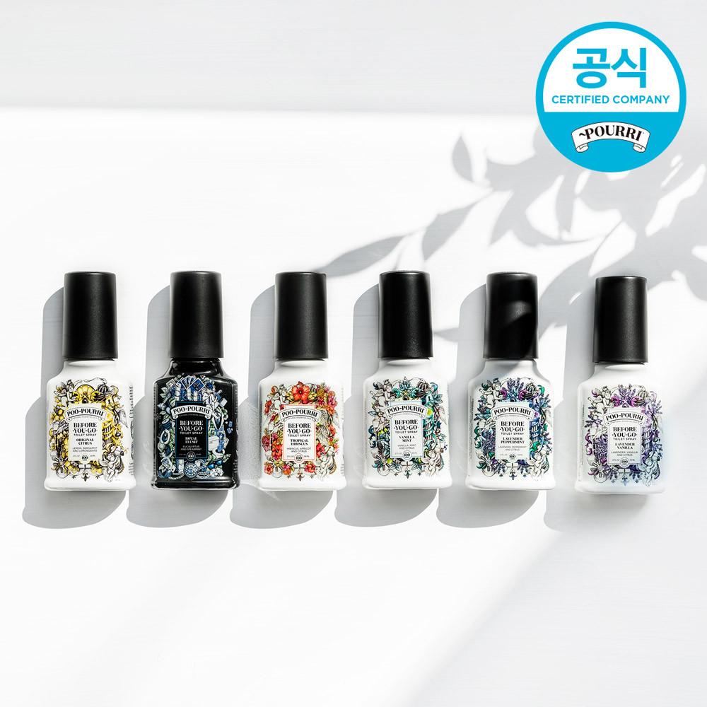 푸푸리 천연 토일렛퍼퓸 화장실 향수 59ml (+증정 홈푸리 41ml)